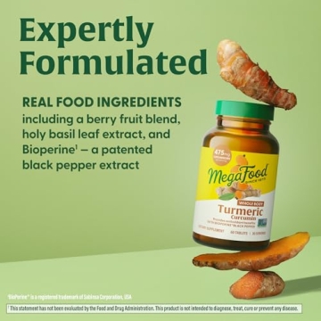 MegaFood Turmeric Supplement for Joint & Immune Support