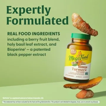 MegaFood Turmeric Supplement for Joint & Immune Support