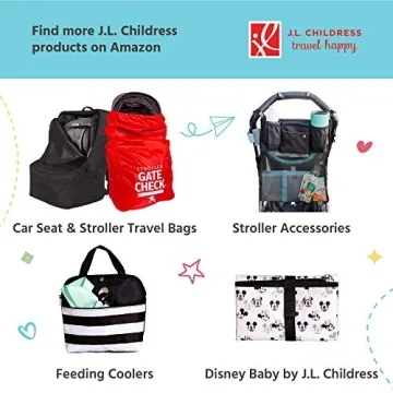 J.L. Childress Portable Changing Pad - Travel Friendly & Waterproof