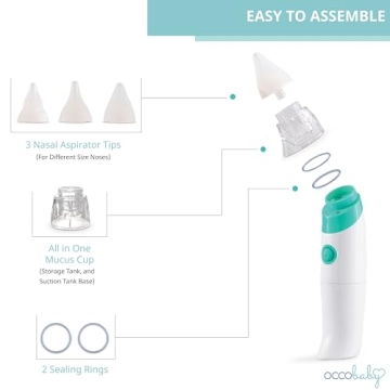 OCCObaby Nasal Aspirator - Electric & Manual Kit for Babies
