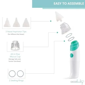 OCCObaby Nasal Aspirator - Electric & Manual Kit for Babies