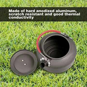REDCAMP 0.8L Compact Camping Kettle for Outdoor Use