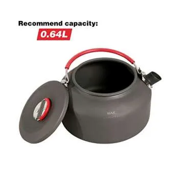 REDCAMP 0.8L Compact Camping Kettle for Outdoor Use
