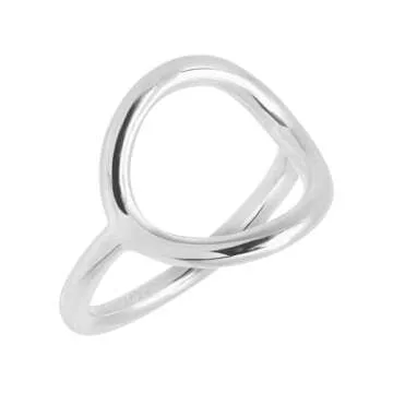 Silpada High-Polished .925 Sterling Silver Ring for Women, Jewelry Gift Idea, Karma, Size 7