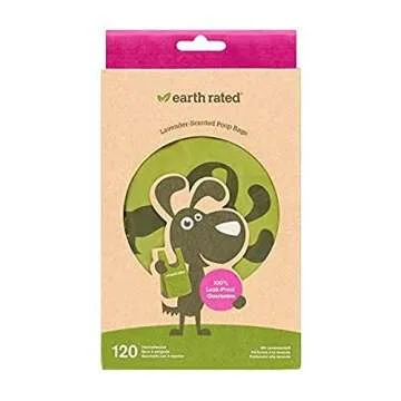 Dog Lavender-Scented Poop Bags - Pack of 120