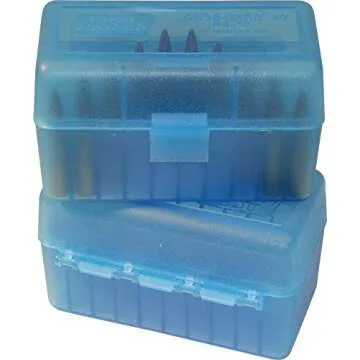 MTM 50 Round Rifle Ammo Box for Secure Storage