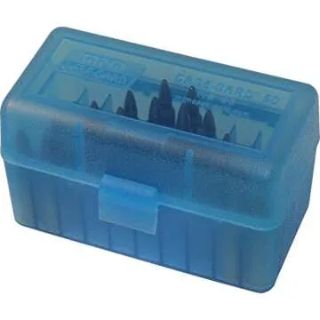 MTM 50 Round Rifle Ammo Box for Secure Storage