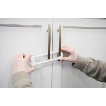 Regalo Safety Sliding Locks Baby Pet Proof Cabinet Latch