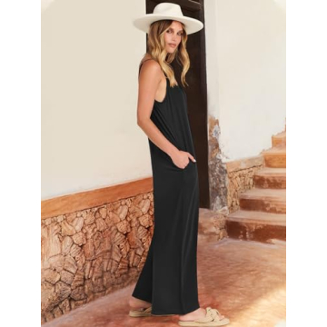 Stylish ANRABESS Women's Summer Wide Leg Jumpsuit