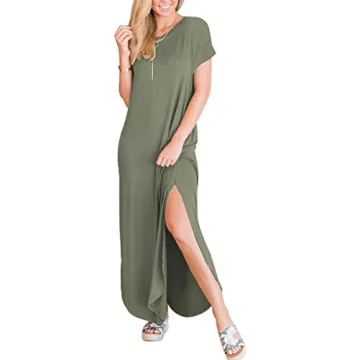 ANRABESS Summer Casual Loose Maxi Dress for Women
