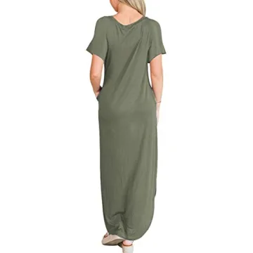 ANRABESS Summer Casual Loose Maxi Dress for Women