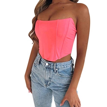 Stylish Women Bustiers Crop Top For Summer Fashion