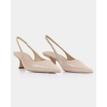 Gihubafuil Women’s Stylish Low Kitten Heel Pumps