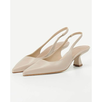 Gihubafuil Women’s Stylish Low Kitten Heel Pumps