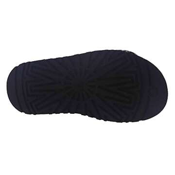 UGG Women's Disco Marble Slide Slipper, BLACK, 10