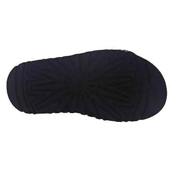 UGG Women's Disco Marble Slide Slipper, BLACK, 10
