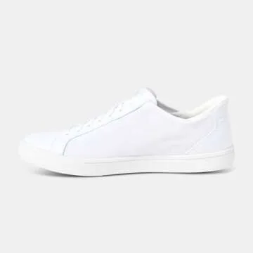 Kizik Irvine Comfortable Breathable Stretch Slip On Sneakers- Easy Slip-Ons | Casual Shoes for Men, Women and Elderly | Stylish, Convenient and Orthopedic Shoes for Everyday- White M6.5/W8