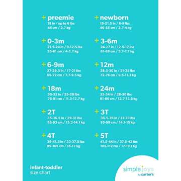 Simple Joys by Carter's Baby Boys' 3-Pack Snug Fit Footed Cotton Pajamas, Avocados/Night Sky Print/Tie Dye, 18 Months