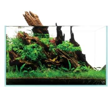 Ultum Nature Systems Ultra Clear Rimless Aquarium - Low Iron Glass Fish Tank with 45° Mitered Edges...