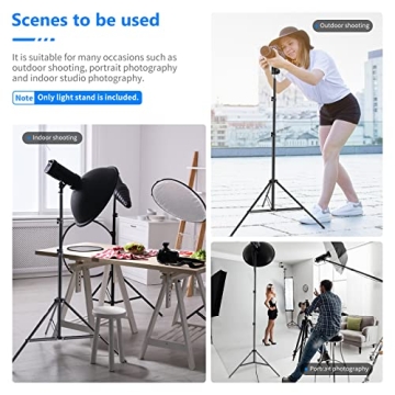 Neewer 75" Light Stand - Lightweight & Durable for Photographers