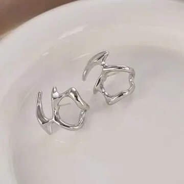 Y2K Hypoallergenic Statement Earrings for Women