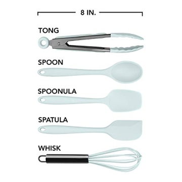 Mini Silicone Kitchen Utensil Set for Young Chefs