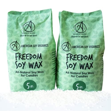American Soy Organics Freedom Soy Wax Beads for Candle Making