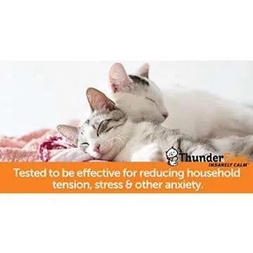 ThunderEase Multicat Calming Pheromone Diffuser Refill | Powered by FELIWAY | Reduce Cat Conflict, Tension and Fighting (60 Day Supply)