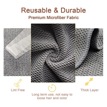 K&janet6am Microfiber Dish Cloths - Super Absorbent Set