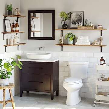 DINZI LVJ Long Wall Shelves for Home Organization