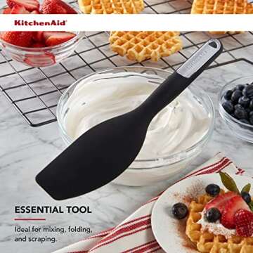 KitchenAid Silicone Mixer Spatula 12.6 inches Onyx Black