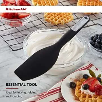 KitchenAid Silicone Mixer Spatula 12.6 inches Onyx Black