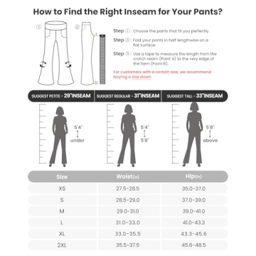 G4Free Women’s Bootcut Yoga Pants - High Waist Flare