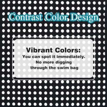 MSNATURALLY Swim Goggle Case For Swimming Goggles, Silicone Protective Cases with Drain Hole for Mens Goggles, Summer Must Haves, Black