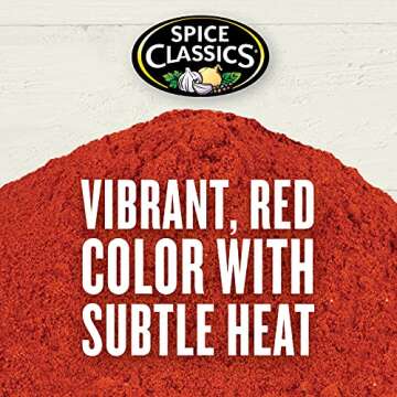 Spice Classics Paprika, 16 oz - One 16 Ounce Container of Red Paprika Seasoning, Perfect as a Garnis...