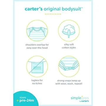 Long-Sleeve Baby Bodysuit Set - Simple Joys by Carters