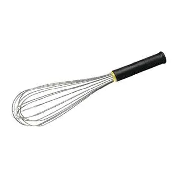 Matfer Bourgeat Piano Whisk with Exoglass Handle, 10", Professional Stainless Steel Wire Kitchen Whisk