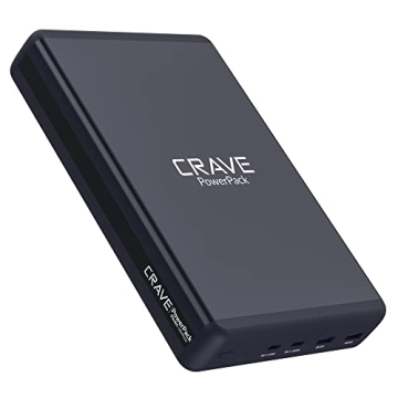 Crave PD Power Bank 50000mAh, PowerPack Portable Charger with Power Delivery and Quick Charge