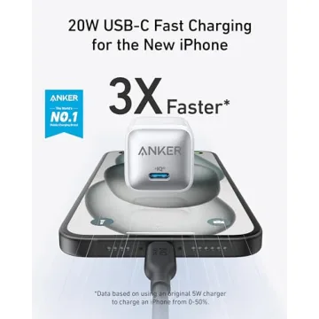 Anker 20W USB C Fast Charger - Compact & Powerful