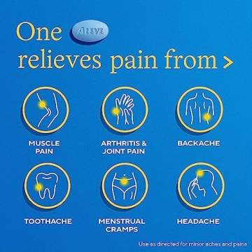 Aleve Pain Reliever Gelcaps for Adults and Children