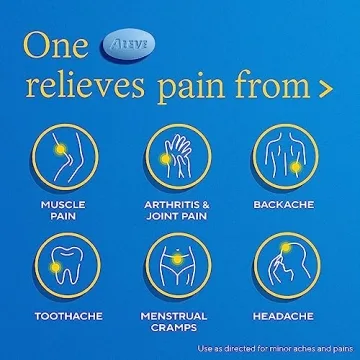 Aleve Pain Reliever Gelcaps for Adults and Children