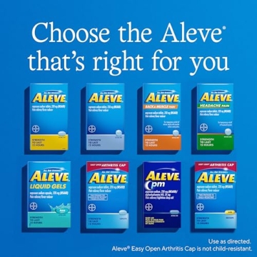 Aleve Pain Reliever Gelcaps for Adults and Children