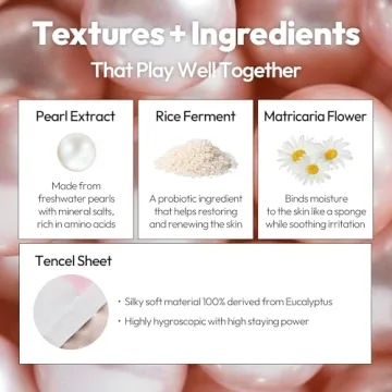 LAPCOS Pearl Sheet Mask for Hydration and Glow - 5-Pack