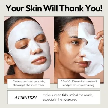 LAPCOS Pearl Sheet Mask for Hydration and Glow - 5-Pack