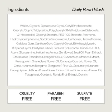 LAPCOS Pearl Sheet Mask for Hydration and Glow - 5-Pack