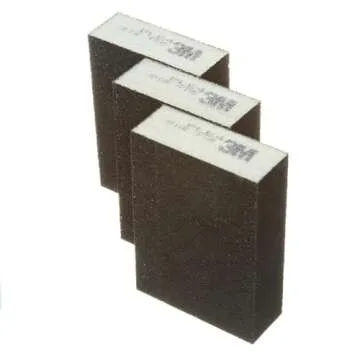 3M 908NA-3P Sanding Blocks - Durable and Versatile Sponges