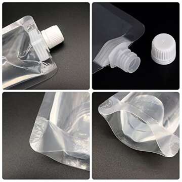 Keon Reusable Plastic Flasks for Events and Travel
