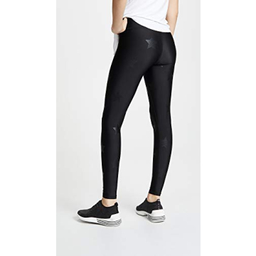 Terez Women's Stylish Star Foil Tall Band Leggings