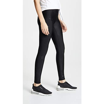 Terez Women's Stylish Star Foil Tall Band Leggings