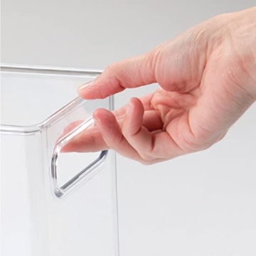 mDesign Tall Food Storage Bin - Clear, Versatile Organizer